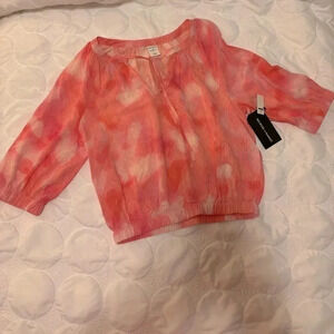 NWT Melrose and Market Boho Breezy Cropped Top.